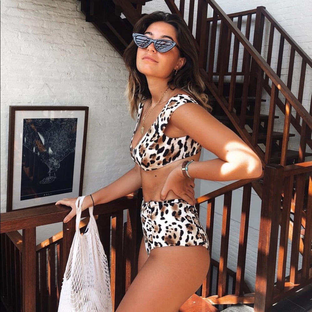 Vitamin A Leopard Swim Set